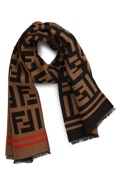 fendi scarf silk womens|vintage Fendi wool scarf.